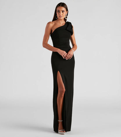 Star Formal One-Shoulder Mermaid Dress