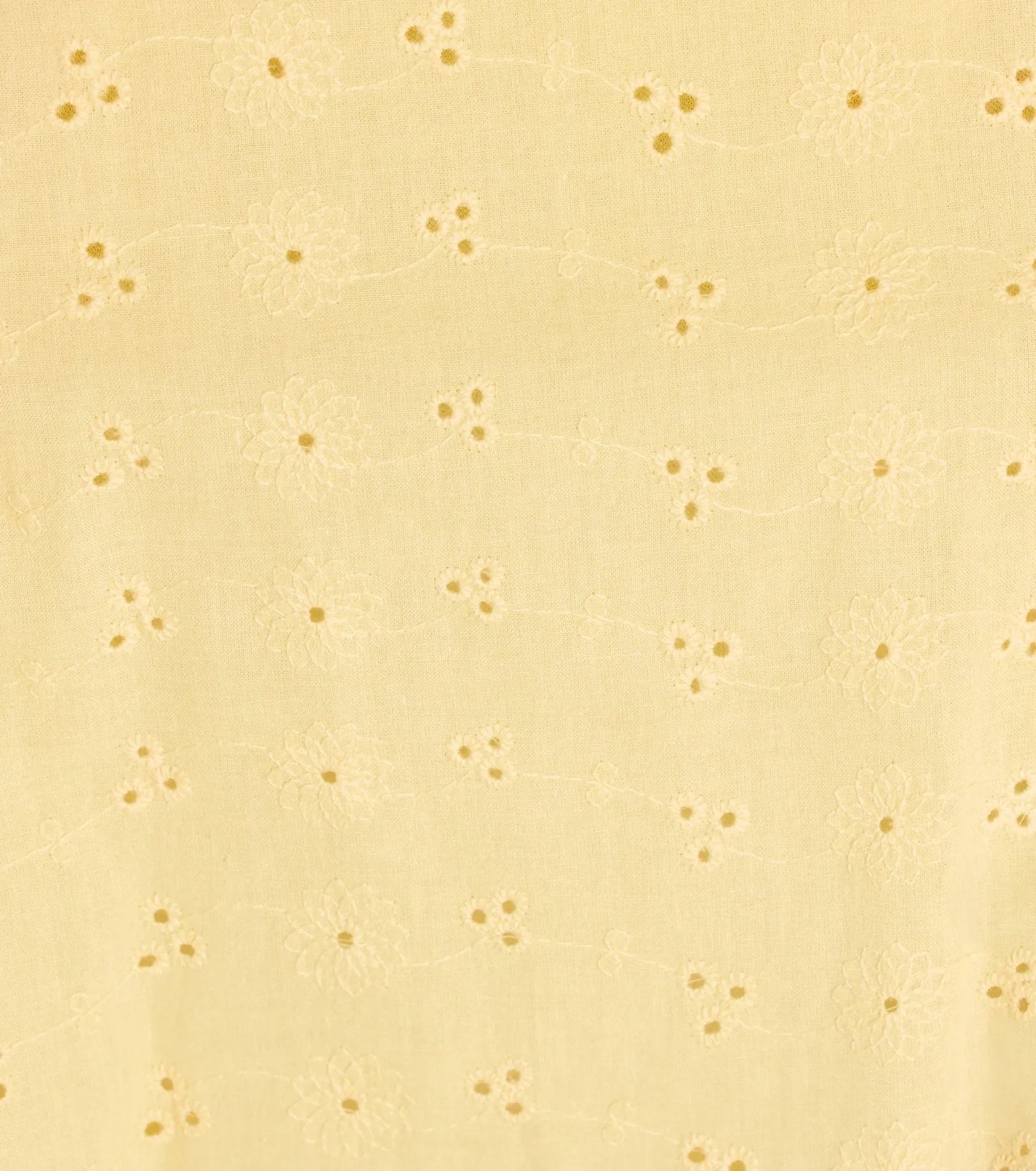 Sunny Tones Smocked Eyelet Skater Dress