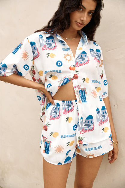 Santorini Summer Set Blue