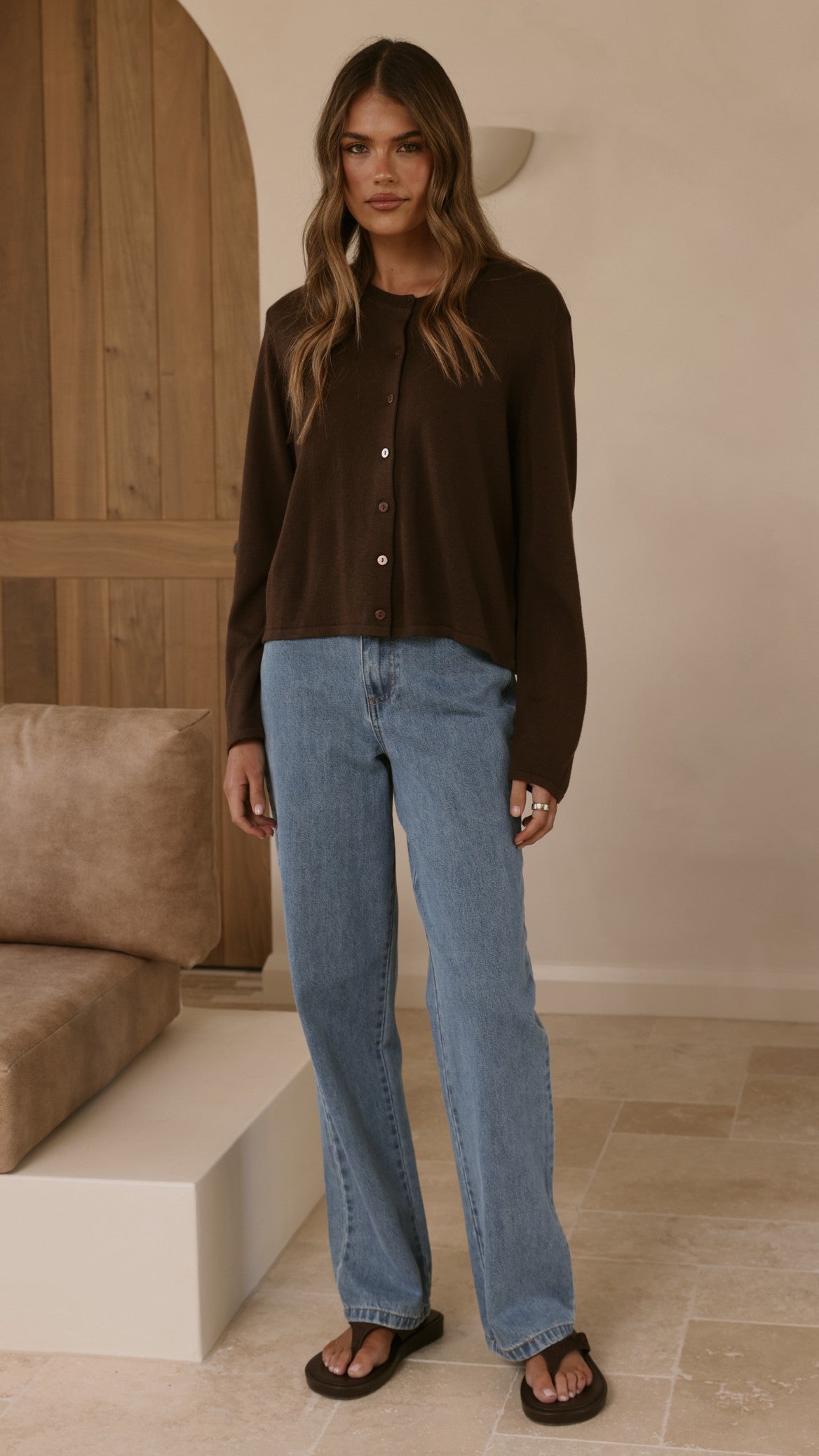 Lydia Cardigan - Chocolate