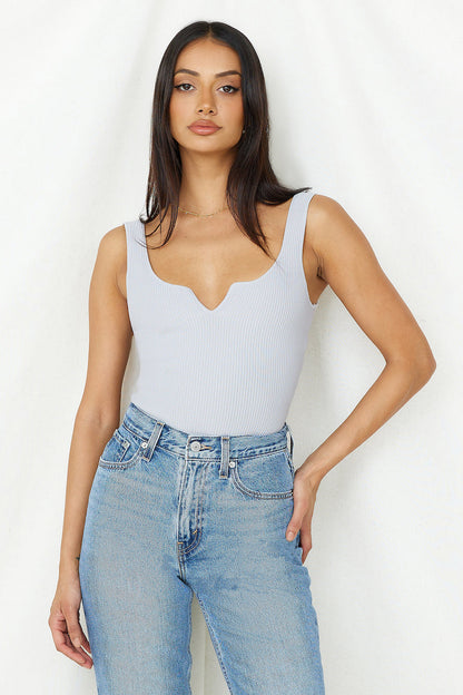Diamond Sky Bodysuit Grey