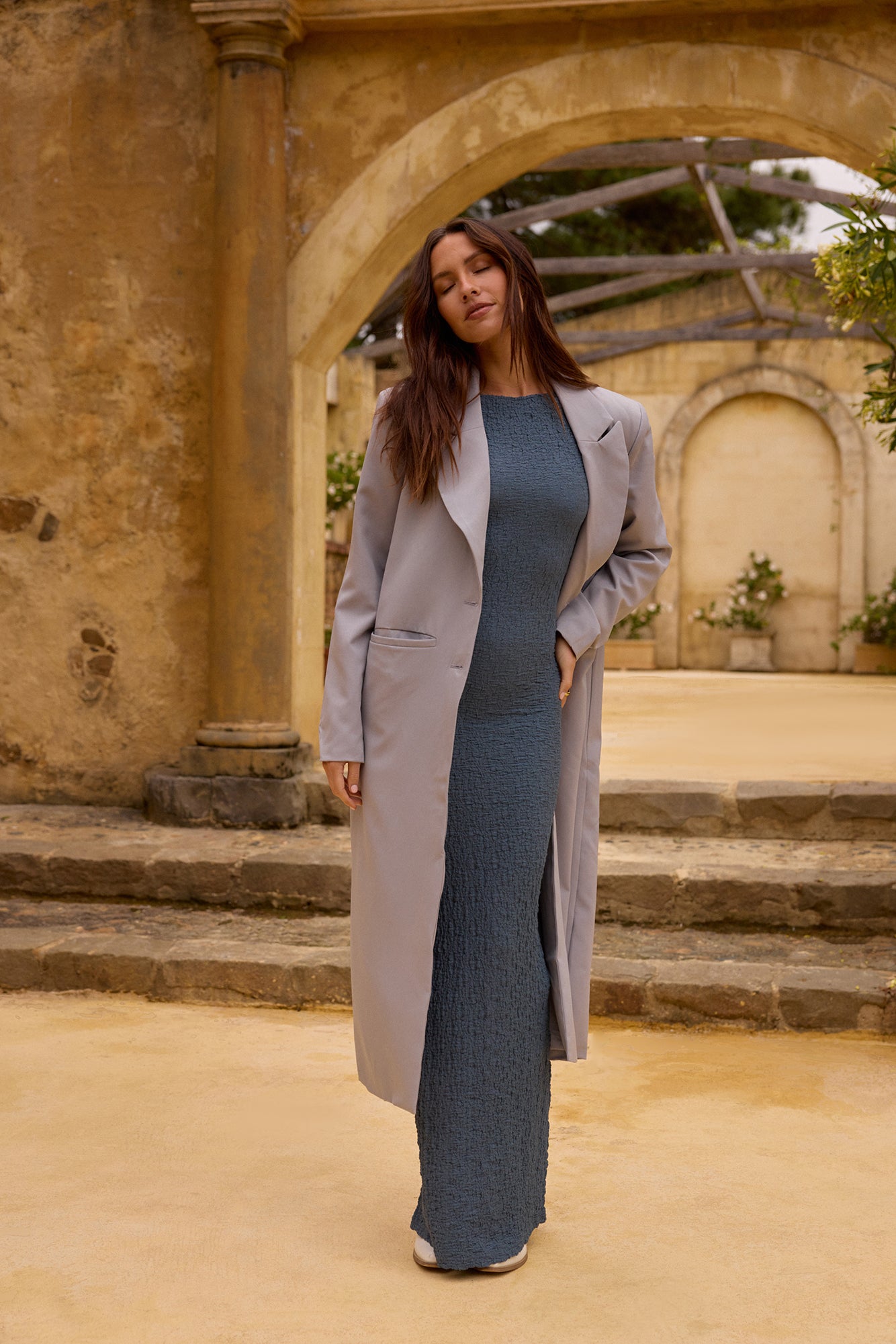 SNDYS The Noella Blazer Light Grey