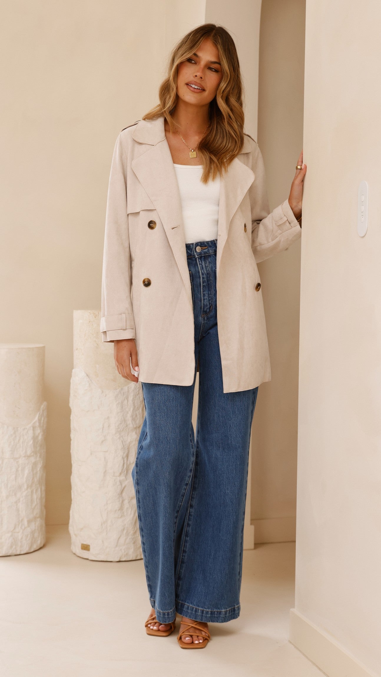 Jaya Coat - Natural