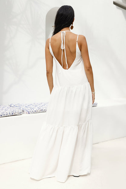 Endless Grace Maxi Dress White