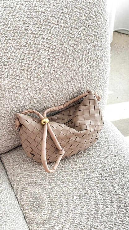 Kacey Handle Bag - Stone