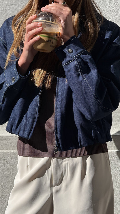 Quinn Jacket - Dark Denim