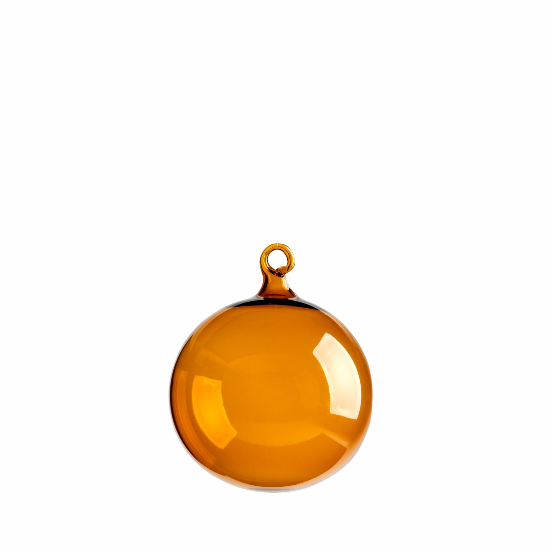 Palline Ornament in Amber Medium