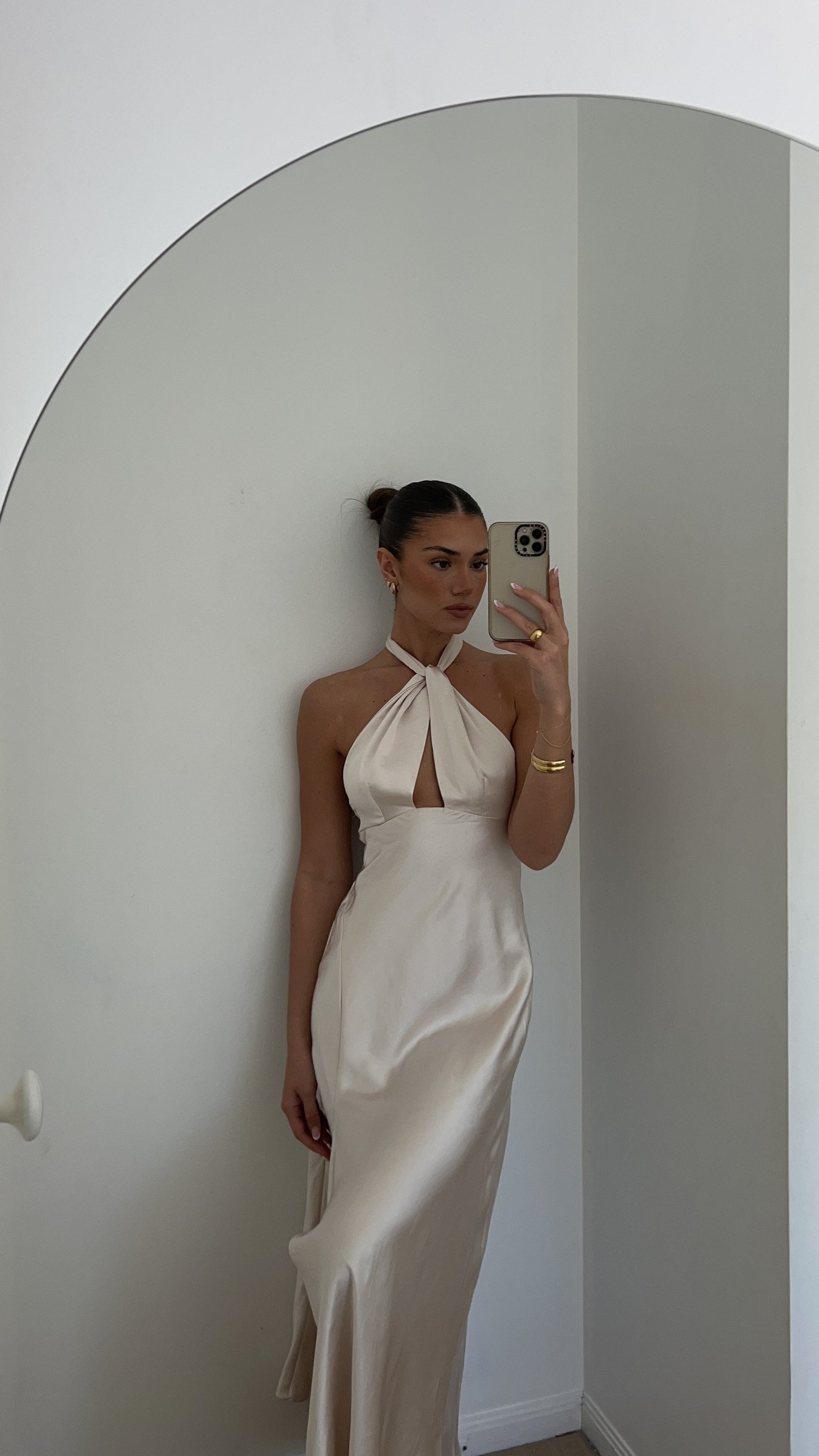 Amalia Maxi Dress - Champagne