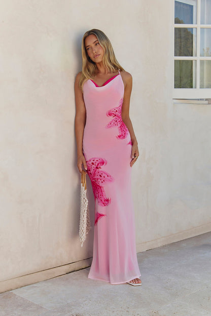 Lily Glowspell Maxi Dress Pink